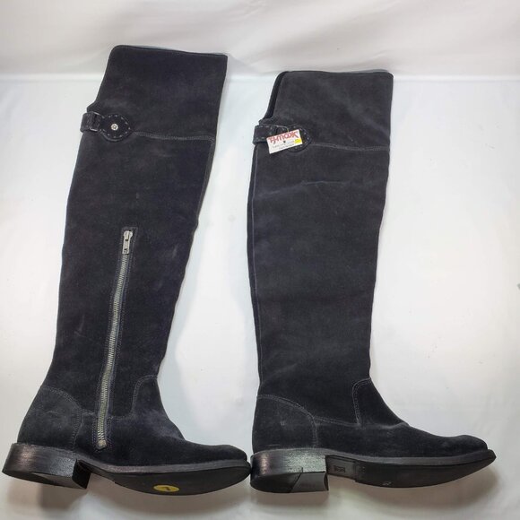 Frye Shirley Over The Knee‎ Leather Riding Boots 78740 Womens Black Size 5.5 B - Picture 10 of 10